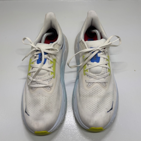 HOKA Arahi 7 Running Shoes Mens 11.5D White Blue Stability Athletic Sneakers - Picture 13 of 15